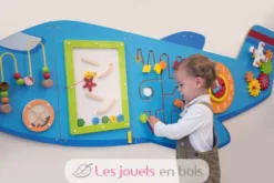 Panneau d'activités mural Avion - Viga Toys