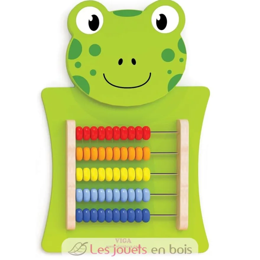 Panneau d'activités mural Grenouille - Viga Toys