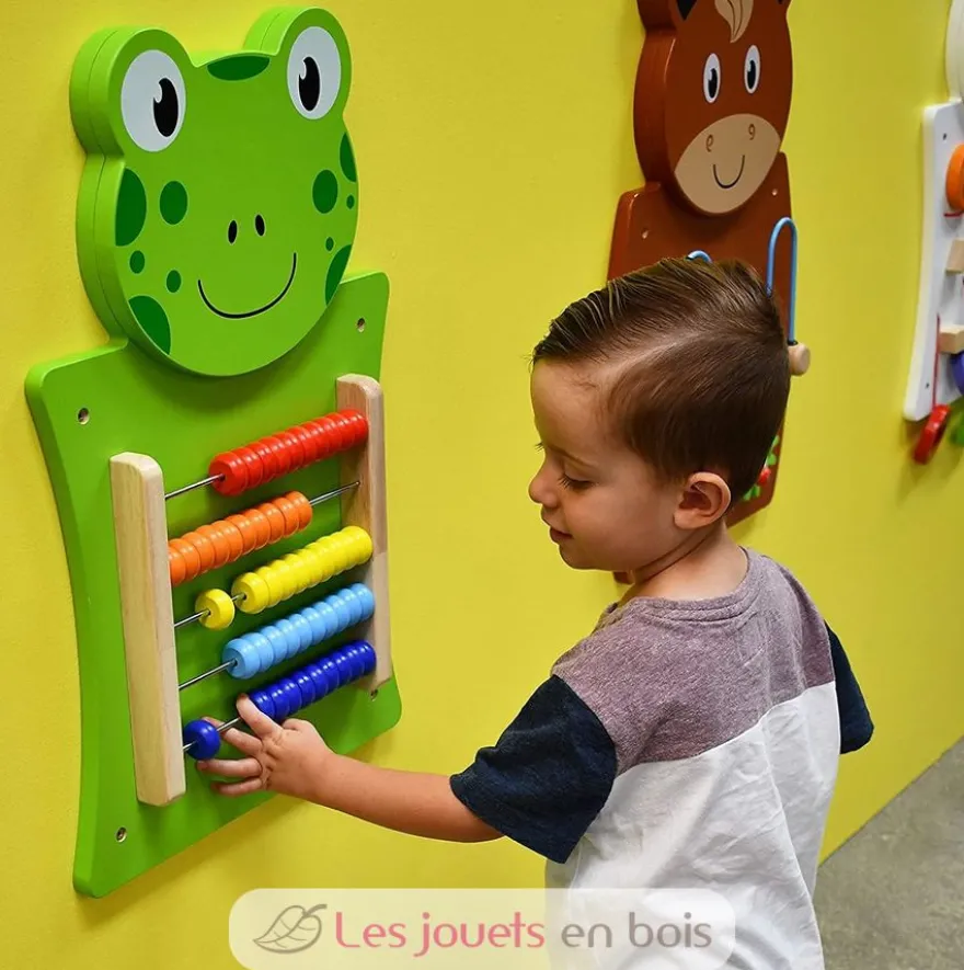 Panneau d'activités mural Grenouille - Viga Toys