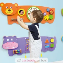 Panneau d'activités mural Hippopotame - Viga Toys