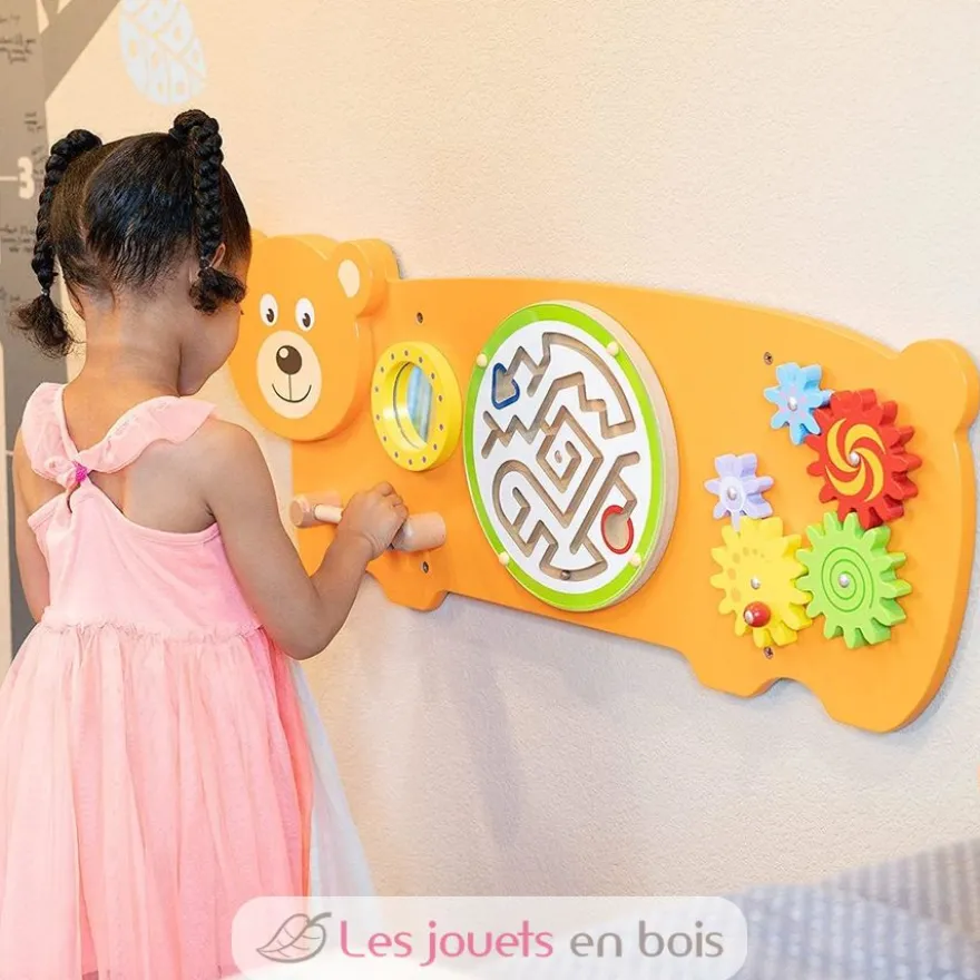 Panneau d'activités mural Ours - Viga Toys