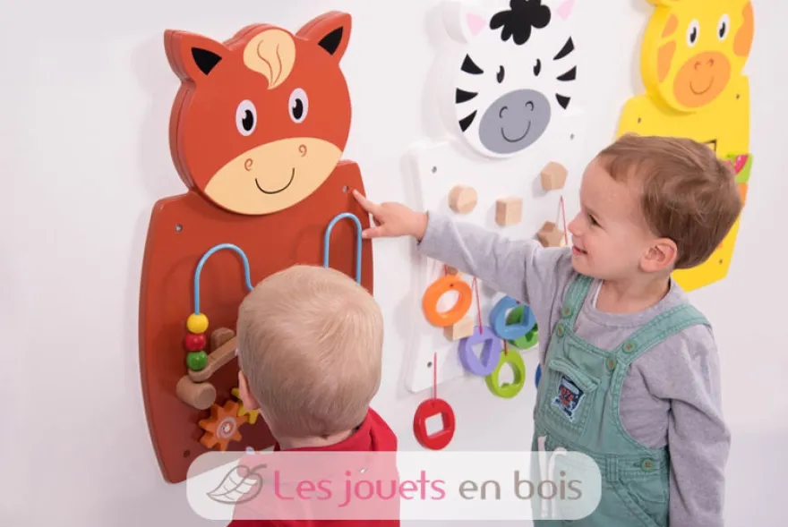 3 Panneaux d'activités muraux - Viga Toys