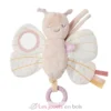 Papillon d'activité Alice et Pomme rose poudré - Nattou