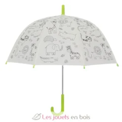 Parapluie blanc à colorier Jungle - Esschert Design