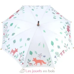 Parapluie une souris dans la forêt Sarah Betz blanc et vert - Vilac