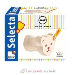 Patère en bois Ours Steiff - Selecta
