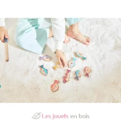 Pêche à la ligne en bois magnétique - Janod