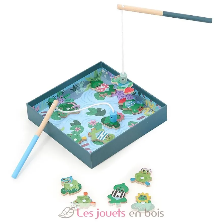 Pêche à la ligne magnétique Grenouilles - Vilac