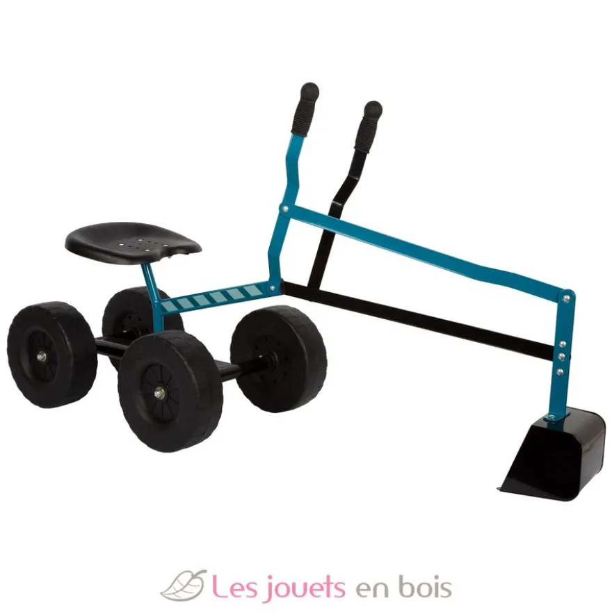 Pelleteuse sur roues bleue - Small Foot company