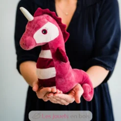 Peluche Bouillotte Hippocampe rose - Warmies