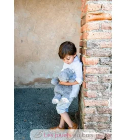 Peluche Bouillotte Hippopotame gris Warmies