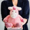 Peluche Bouillotte Licorne rose Warmies