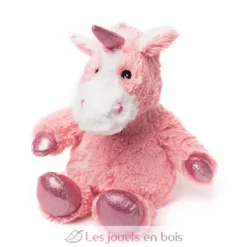 Peluche Bouillotte Licorne rose Warmies