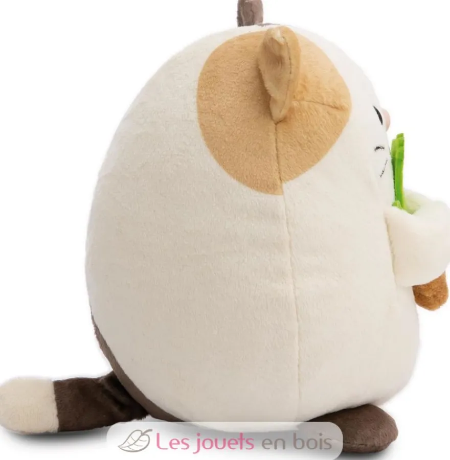 Peluche Chat Angy 27 cm avec son cactus - Nici