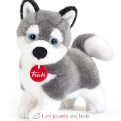 Peluche Chien Husky 21 cm - Trudi