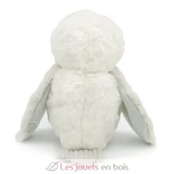 Peluche chouette polaire maman et son bébé blanc et gris - Les Déglingos