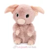 Peluche cochon Barbekiou maman et son bébé rose - Les Déglingos