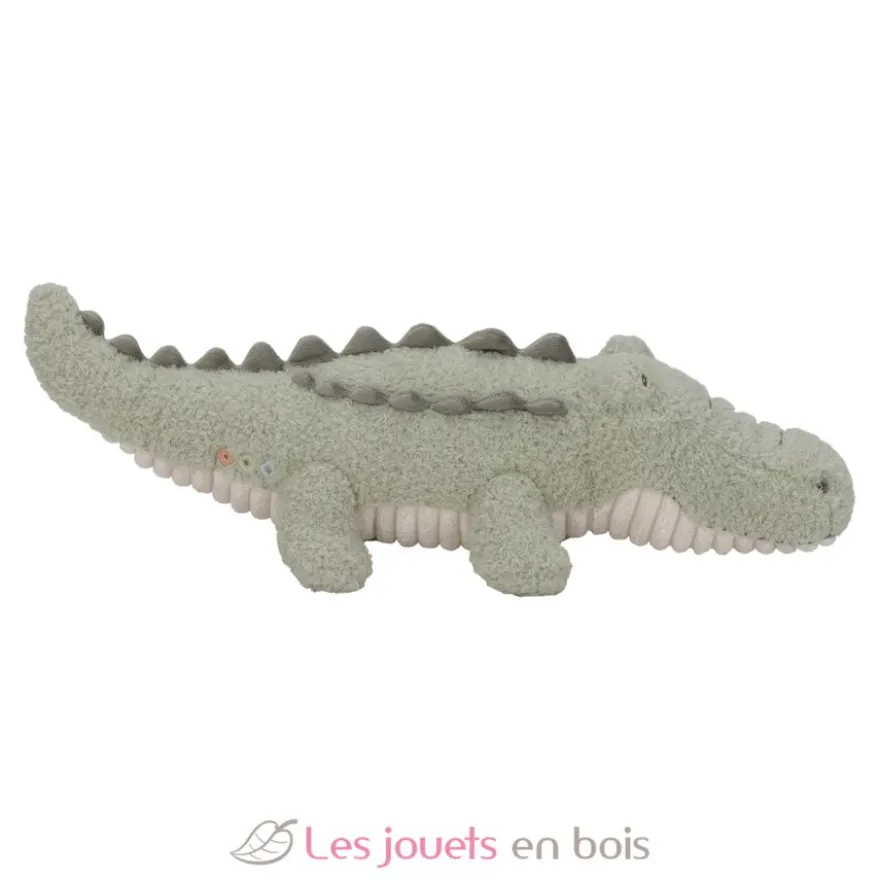 Peluche Crocodile 40 cm vert - Safari Friends - Little Dutch