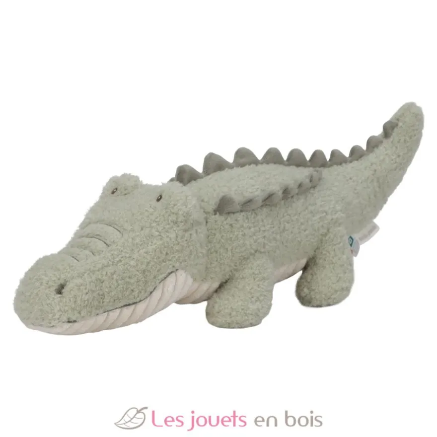 Peluche Crocodile 40 cm vert - Safari Friends - Little Dutch