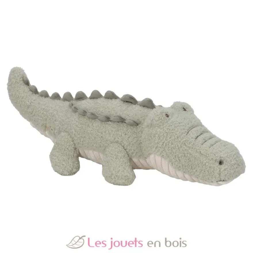 Peluche Crocodile 40 cm vert - Safari Friends - Little Dutch