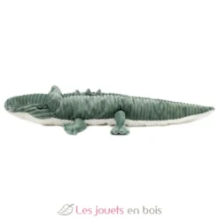 Peluche crocodile maman et son bébé vert - Les Déglingos
