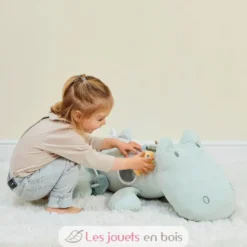 Peluche d'activité Roméo le crocodile vert clair - Nattou