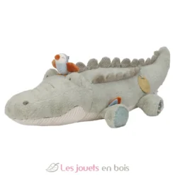 Peluche d'activités Crocodile Safari Friends - Dès la naissance - Little Dutch