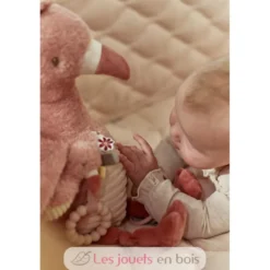 Peluche d'activités Flamant rose Safari Friends - Dès la naissance - Little Dutch