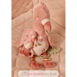 Peluche d'activités Flamant rose Safari Friends - Dès la naissance - Little Dutch