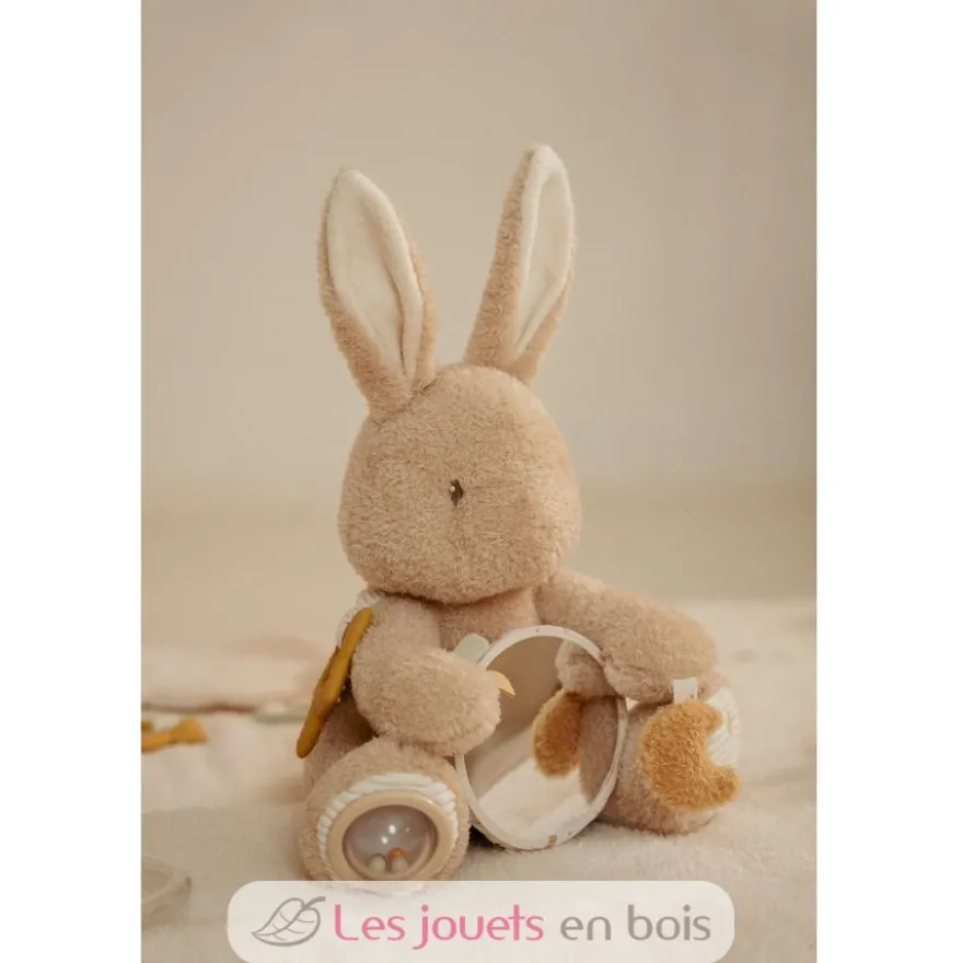 Peluche d'activités lapin Newborn - Little Dutch