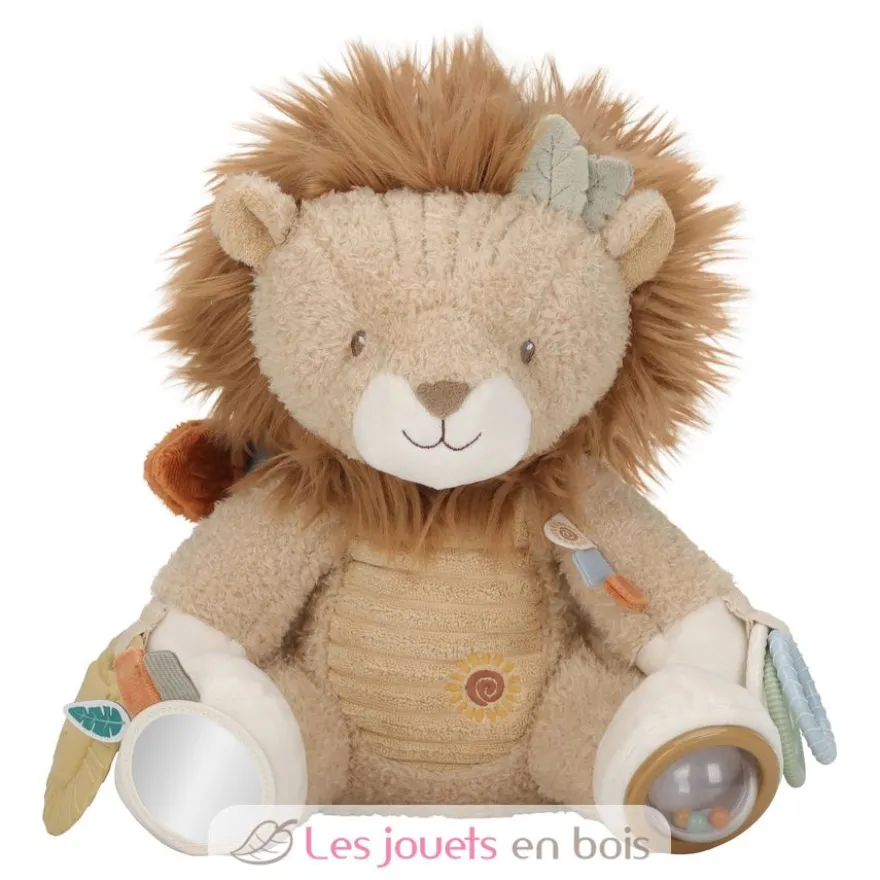 Peluche d'activités Lion Safari Friends - Dès la naissance - Little Dutch