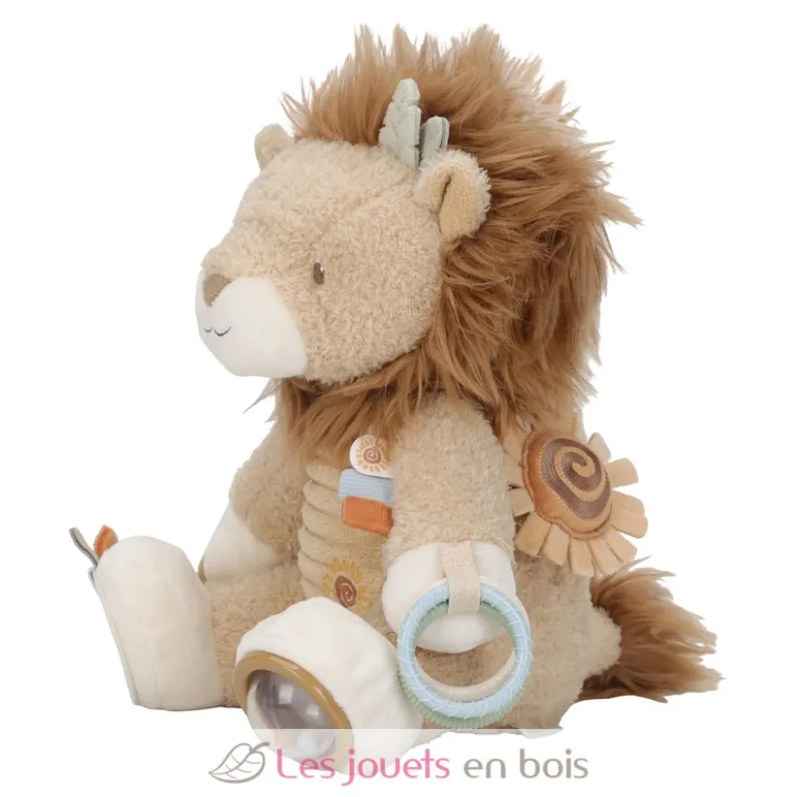 Peluche d'activités Lion Safari Friends - Dès la naissance - Little Dutch