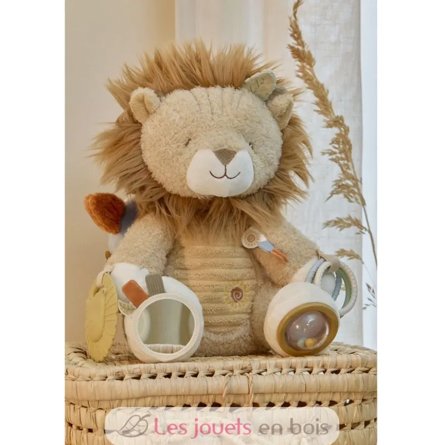 Peluche d'activités Lion Safari Friends - Dès la naissance - Little Dutch