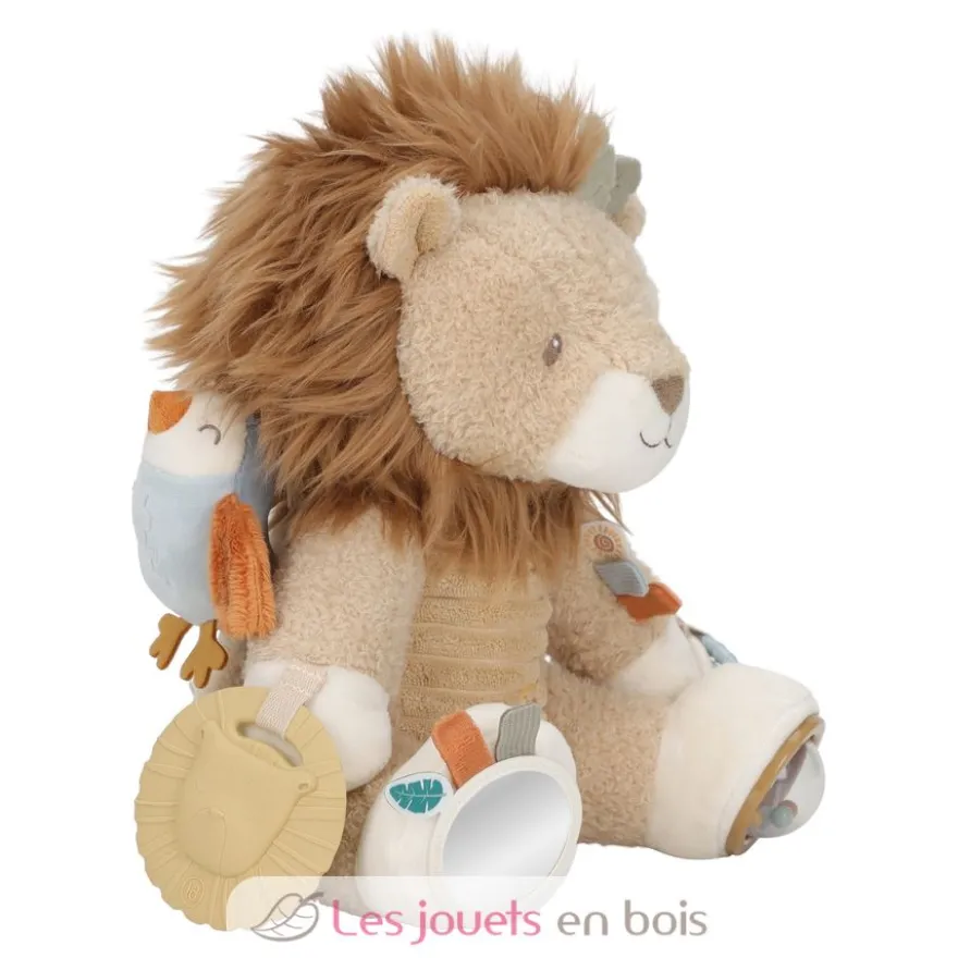 Peluche d'activités Lion Safari Friends - Dès la naissance - Little Dutch