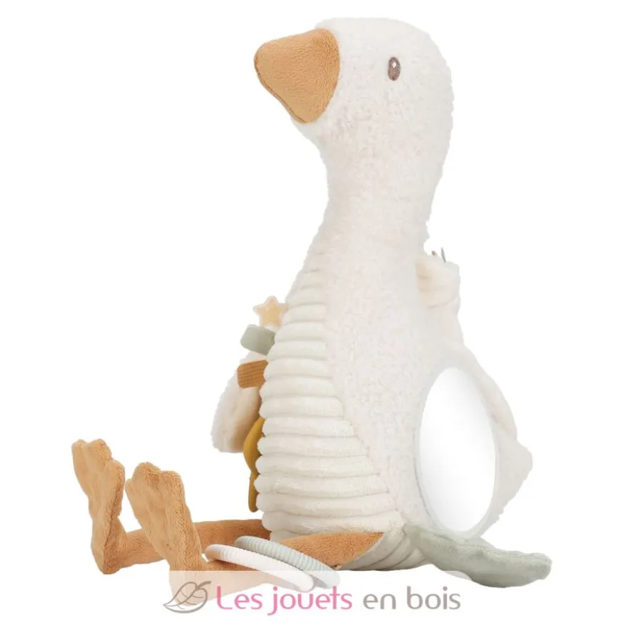 Peluche d'activités oie Newborn - Little Dutch