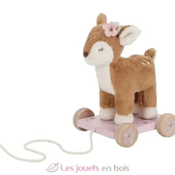 Peluche faon à tirer Fairy Garden - Little Dutch