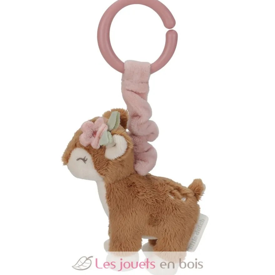 Peluche faon vibrante à suspendre - Little Dutch