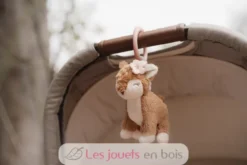 Peluche faon vibrante à suspendre - Little Dutch