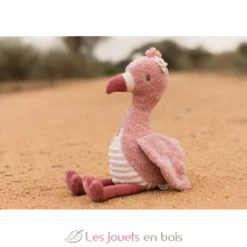 Peluche Flamant rose 25 cm - Safari Friends - Little Dutch