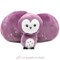 Peluche Flipetz Chouette Fraise rouge - Les Déglingos