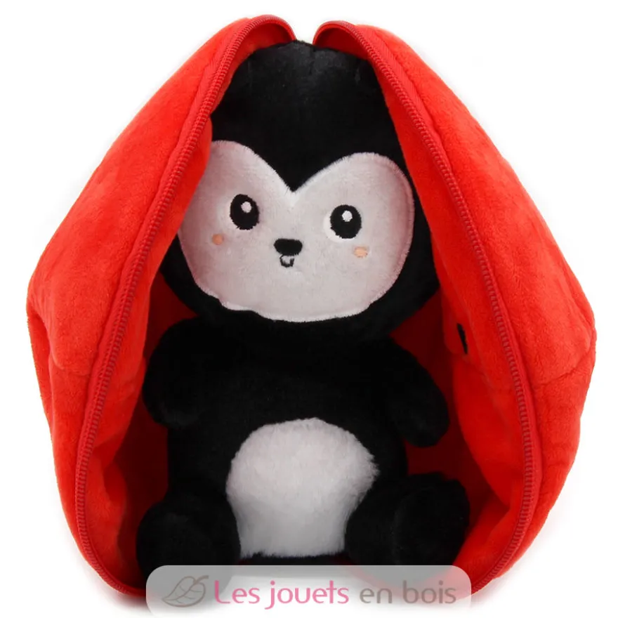 Peluche Flipetz Coccinelle Tomate rouge - Les Déglingos