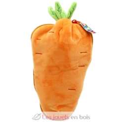 Peluche Flipetz Lapin Carotte orange - Les Déglingos