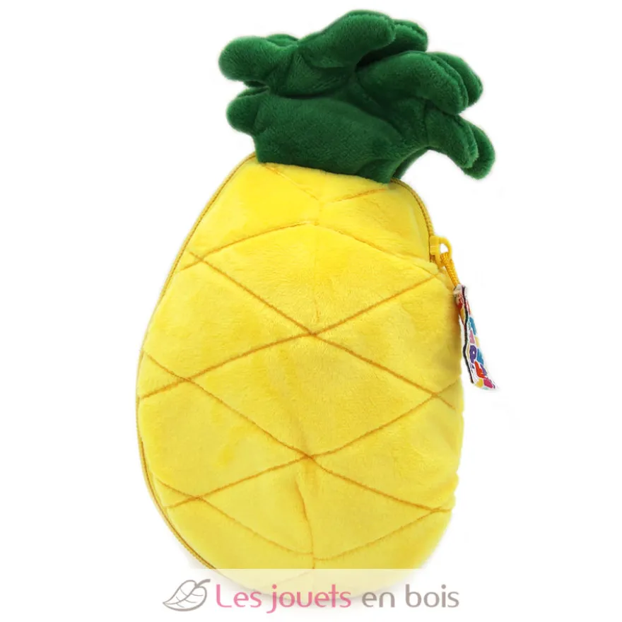 Peluche Flipetz Poussin Ananas jaune - Les Déglingos