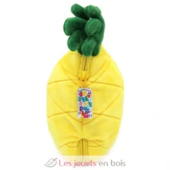 Peluche Flipetz Poussin Ananas jaune - Les Déglingos
