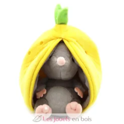 Peluche Flipetz Souris Citron jaune - Les Déglingos