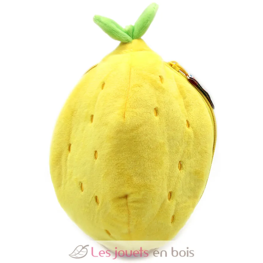 Peluche Flipetz Souris Citron jaune - Les Déglingos