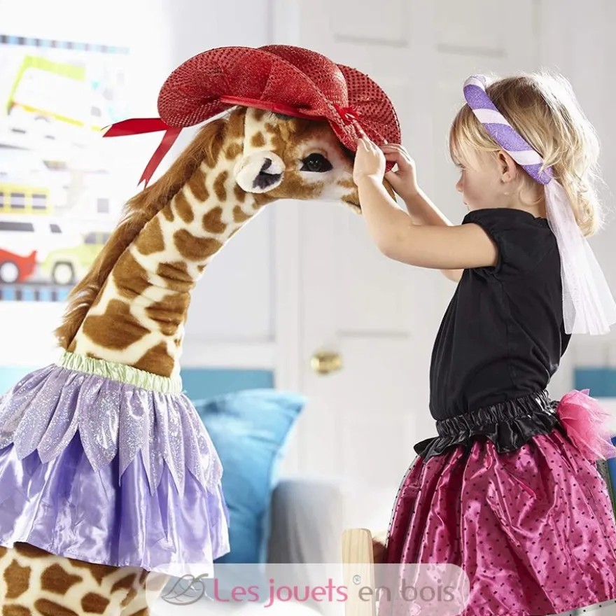 Peluche géante Girafe - Melissa & Doug