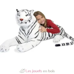 Peluche géante Tigre Blanc - Melissa & Doug