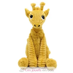 Peluche girafe maman et son bébé moutarde - Les Déglingos