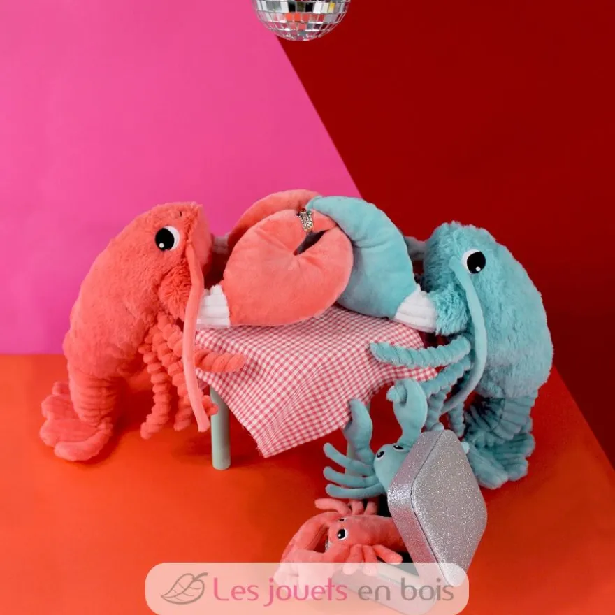 Peluche homard Iloveyou maman et son bébé corail - Les Déglingos